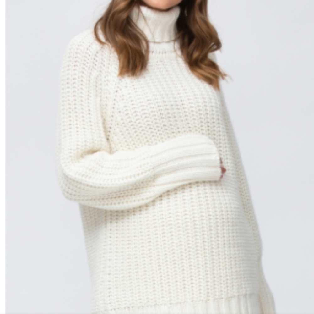 Pietro Brunelli cowlneck maternity sweater